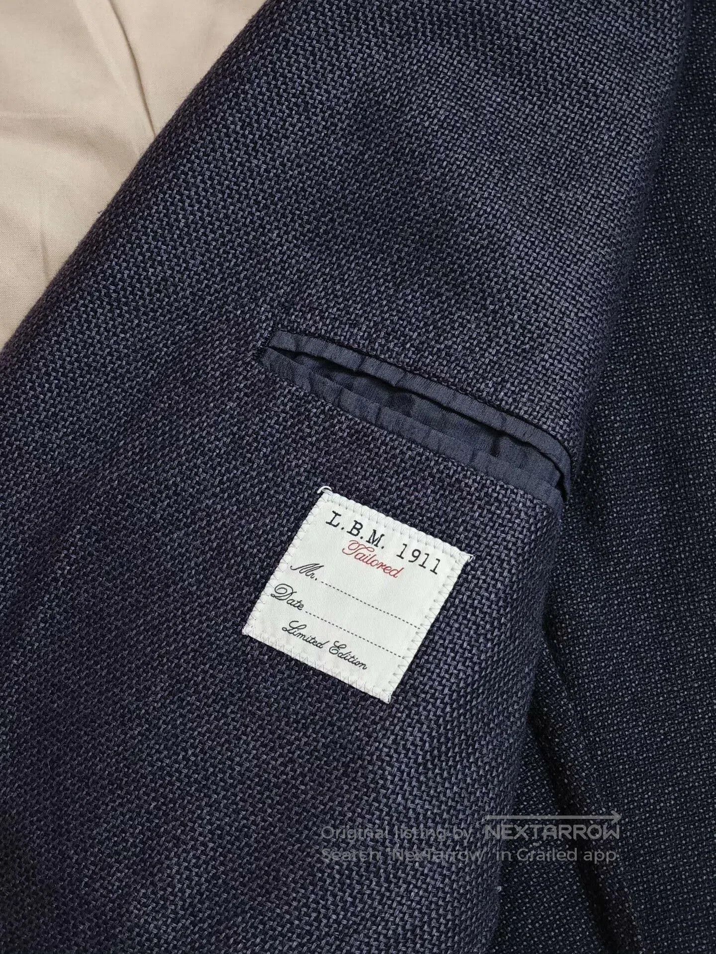 Lubiam Italian Cashmere Silk Suit Jacket. Size US L / EU 52-54 / 3 - 7 Thumbnail
