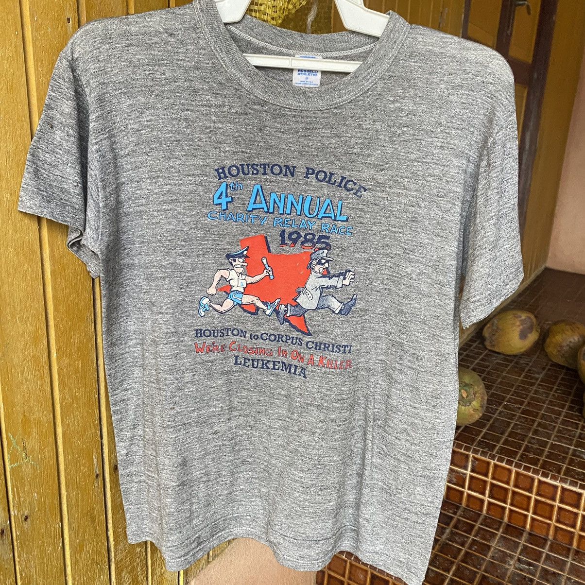 Vintage Houston police ofiice tee Size US M / EU 48-50 / 2 - 1 Thumbnail