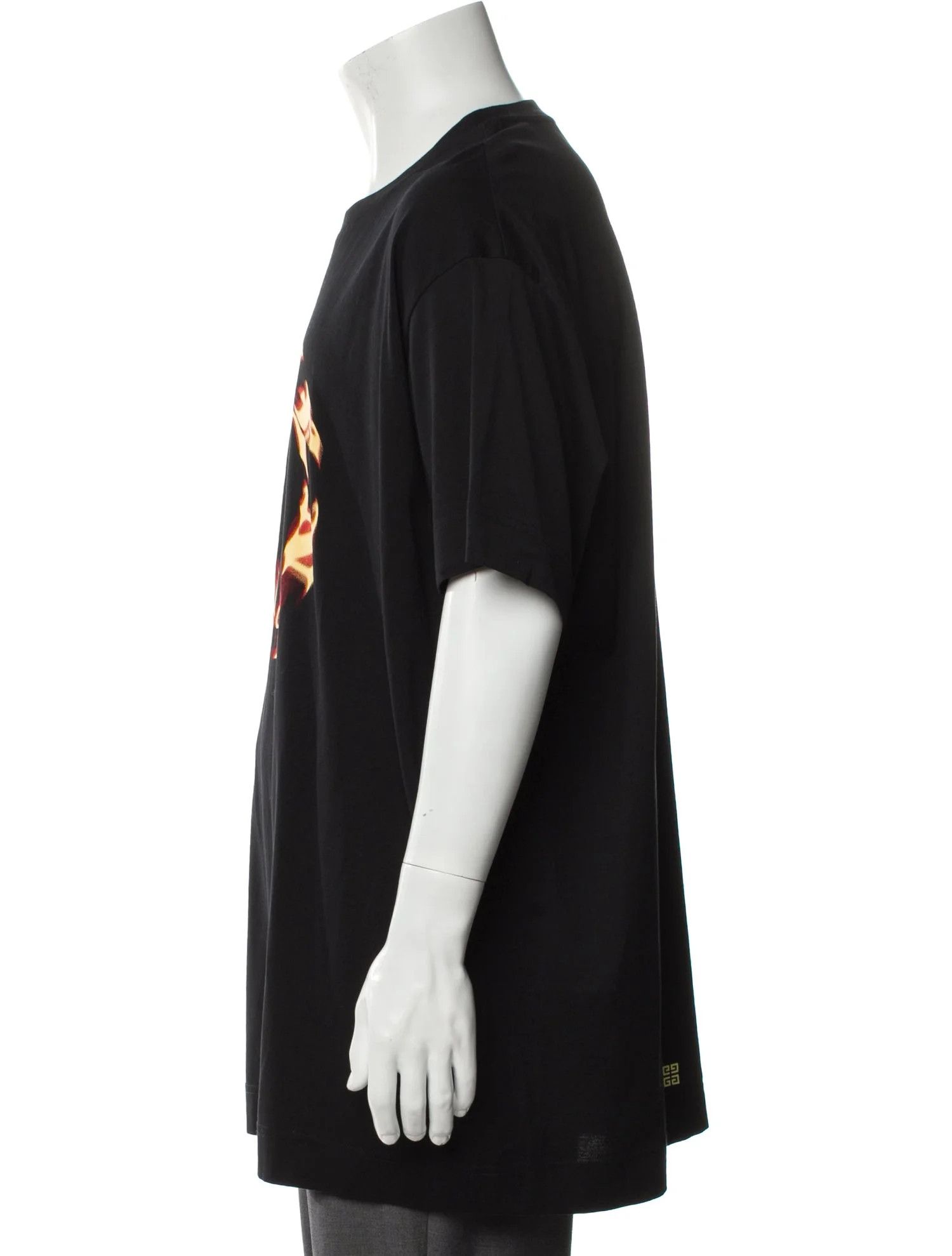 Givenchy o1mle0125 Oversized Fit T-Shirt in Black Size US XXL / EU 58 / 5 - 3 Thumbnail