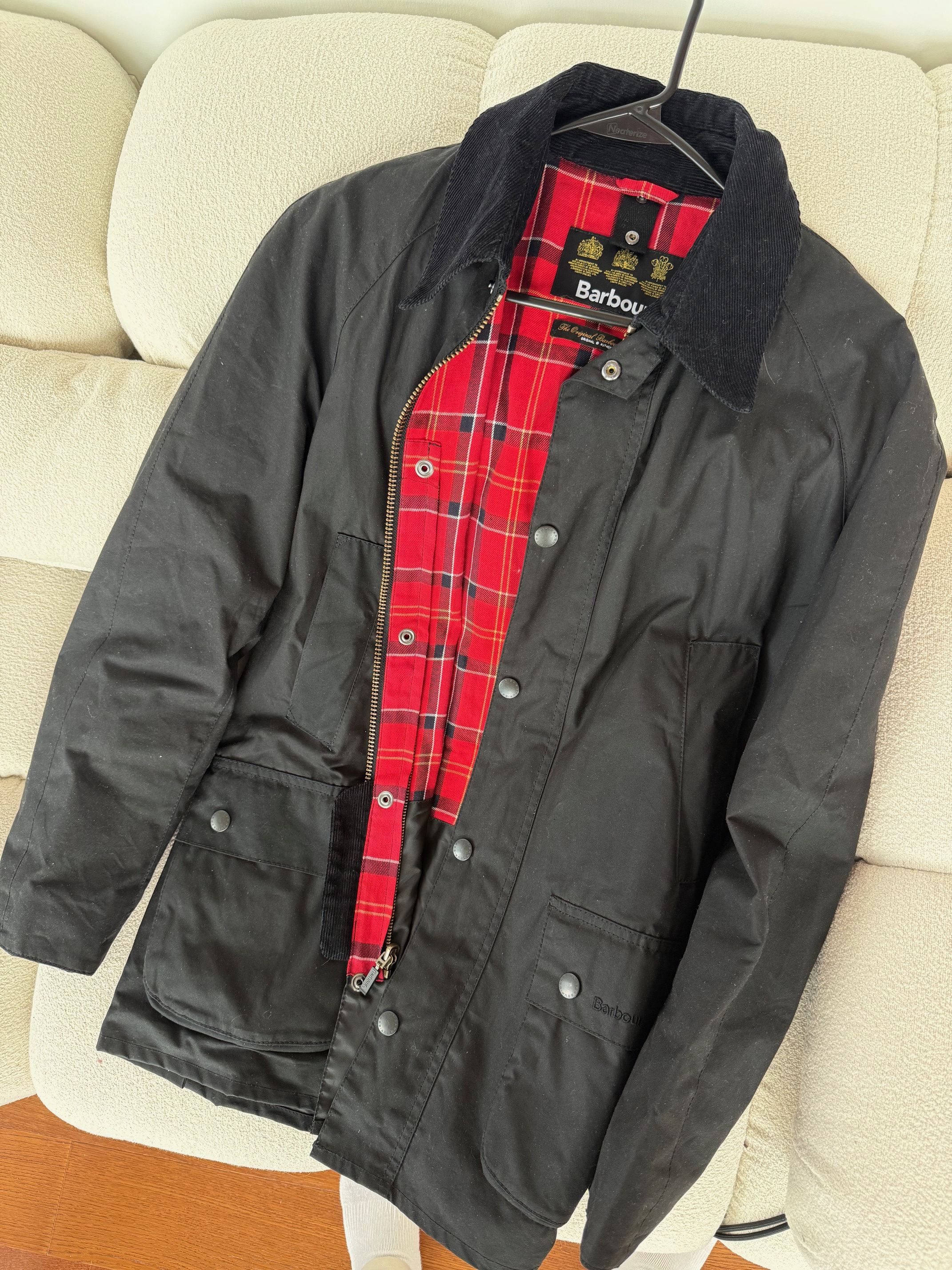 Barbour Barbour Ashby Waxed Jacket - Black - Size Small S Size US S / EU 44-46 / 1 - 3 Thumbnail