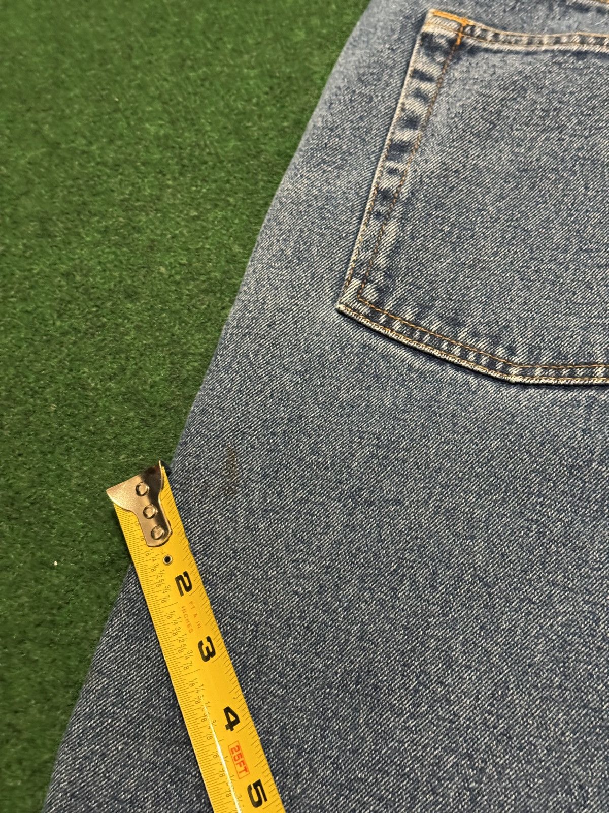 Basic Editions Basic Editions Relaxed Fit Jorts Grunge Denim Shorts Size US 34 / EU 50 - 10 Thumbnail