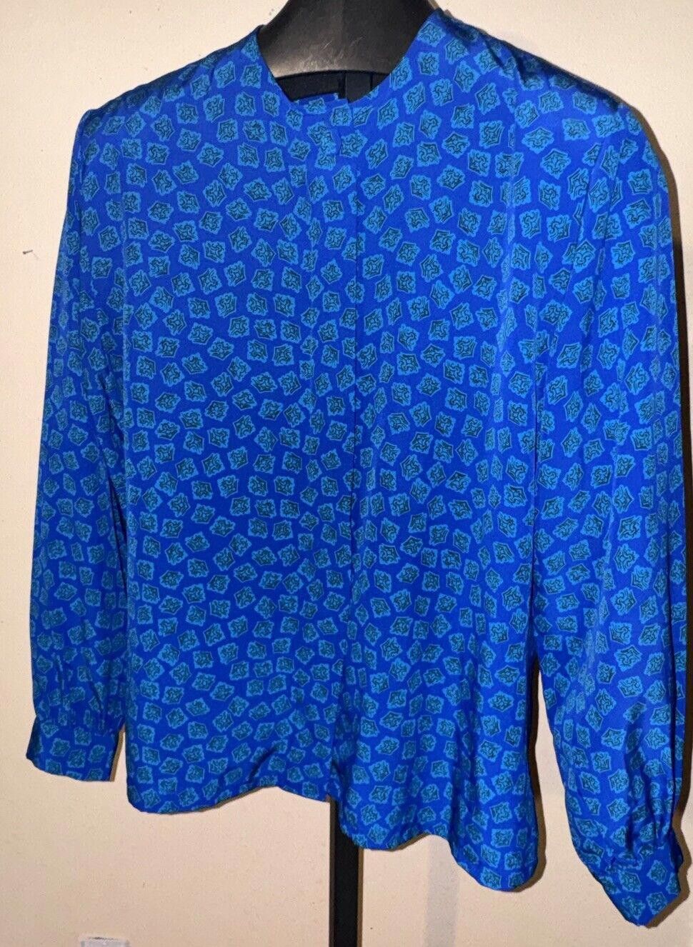 Pendleton Vintage Country Sophisticates Pendleton Blue Blouse 16 XL Size XXL / US 16-18 / IT 52-54 - 1 Thumbnail
