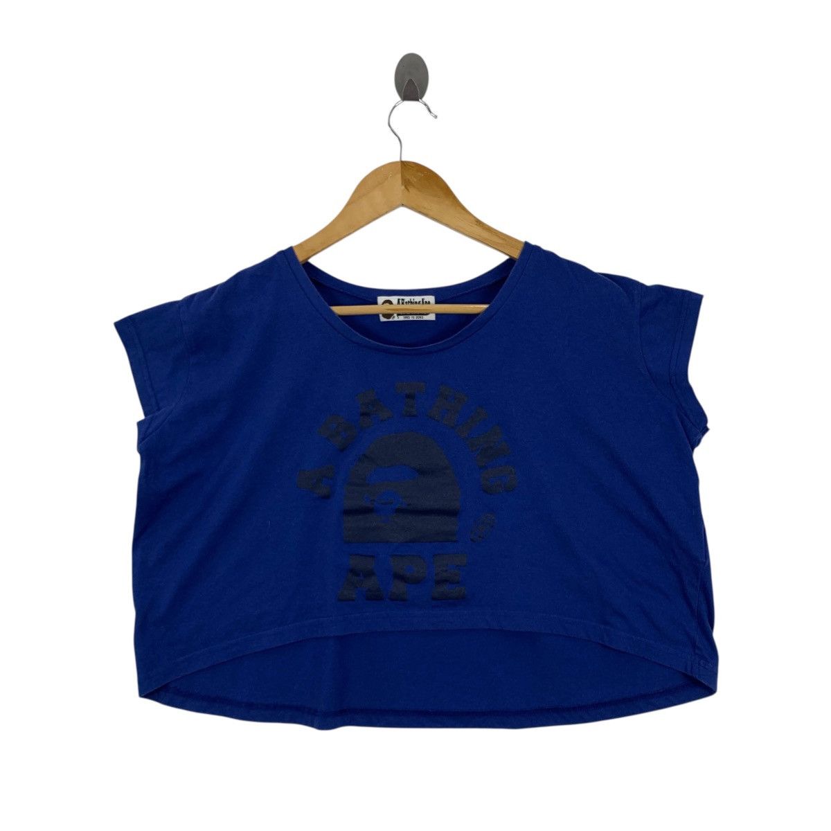 Bape BAPE A Bathing Ape Crop Top Cropped Japanese Brand Tshirt Size L / US 10 / IT 46 - 1 Thumbnail