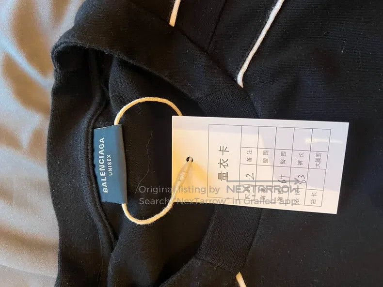 Balenciaga Balenciaga Logo letter print round neck casual short sleev Size US M / EU 48-50 / 2 - 6 Thumbnail