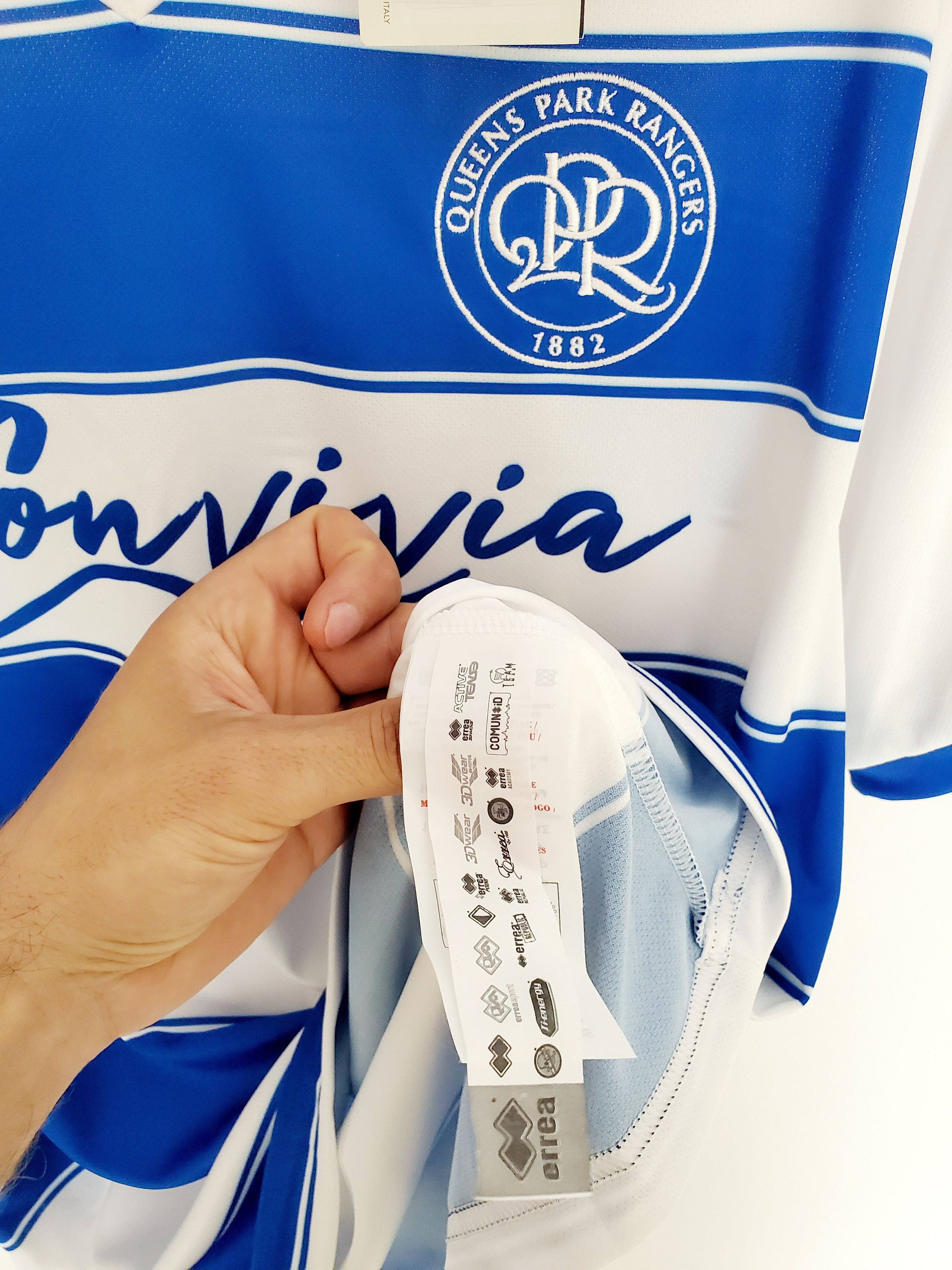 Errea QPR Queens Park Rangers Home Football Shirt 2022/23 Errea Xl Size US XL / EU 56 / 4 - 5 Thumbnail