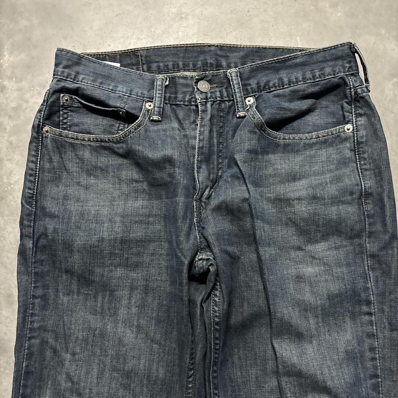 Levi's Crazy Vintage Y2K/2000s Grunge Levi’s Dark Wash Denim Jeans! Size US 31 - 5 Thumbnail