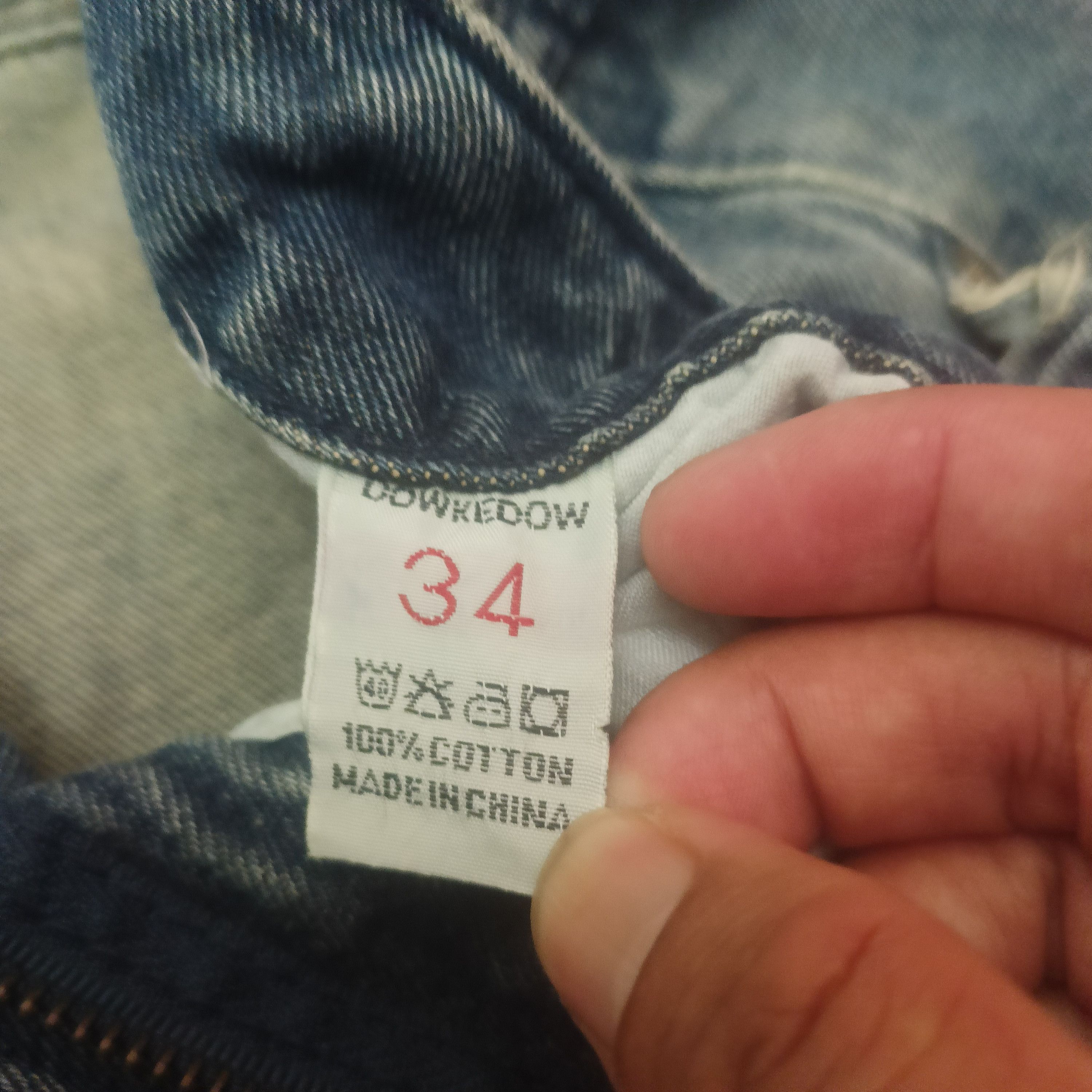 If Six Was Nine Vtg Dowkedow japanese flare jeans Rare Lighting Bolt Design Size US 32 / EU 48 - 7 Thumbnail