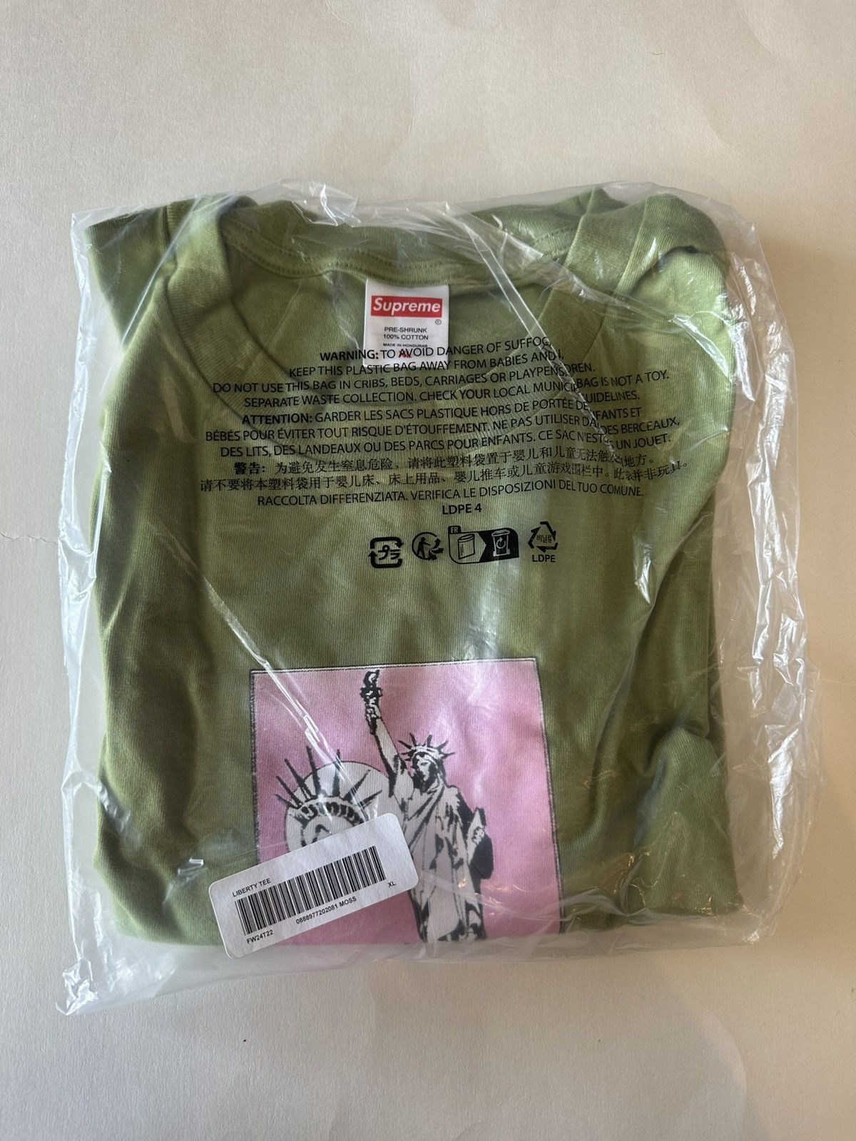 Supreme Supreme Liberty Tee Size US XL / EU 56 / 4 - 2 Thumbnail