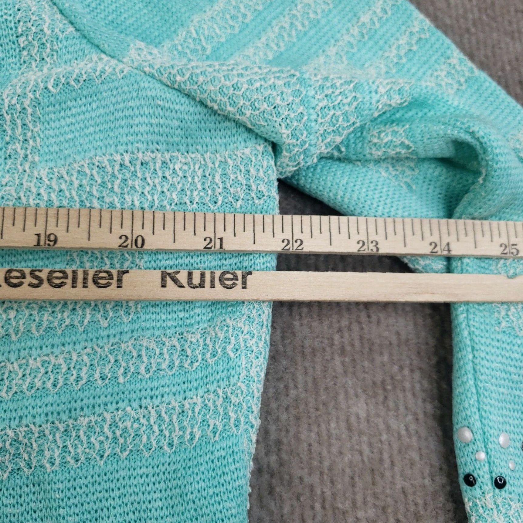 Vintage Womens Blue Sweater Large Extra Large Ming Wang Cardigan Size L / US 10 / IT 46 - 3 Thumbnail