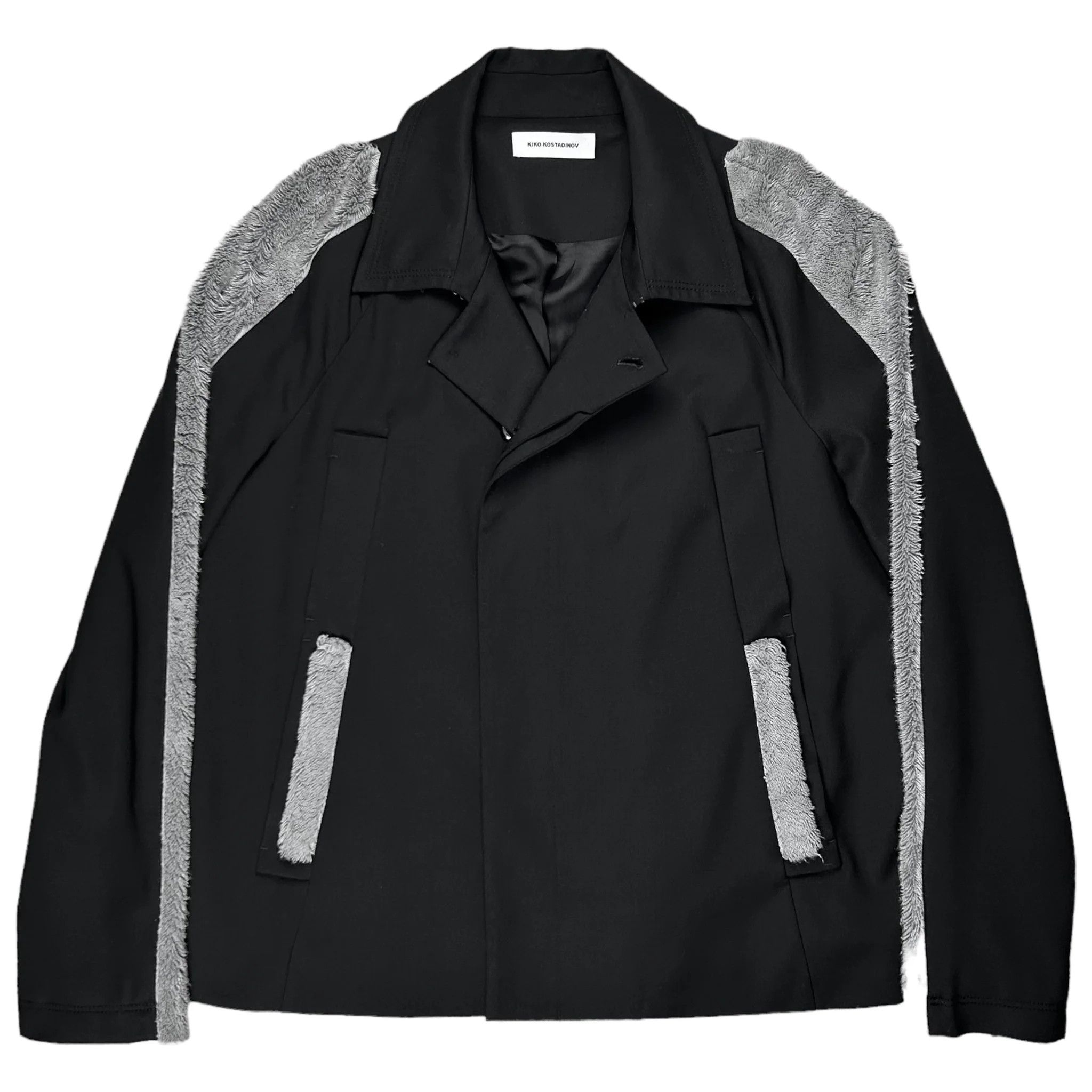 image of Kiko Kostadinov Tonkin Jacket - Ss23 in Black, Men's (Size Large)