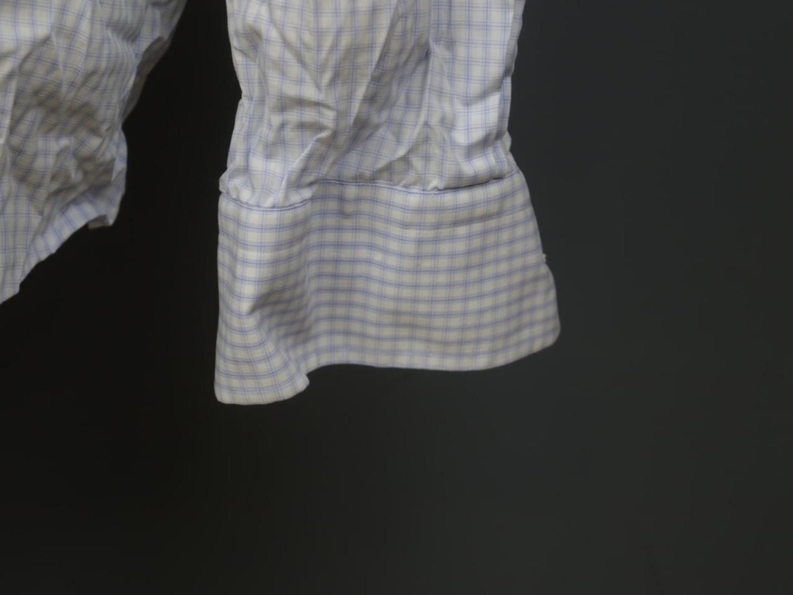Eton Eton Blue Check 100% Cotton Collared Shirt Size 42 Size 38R - 3 Thumbnail