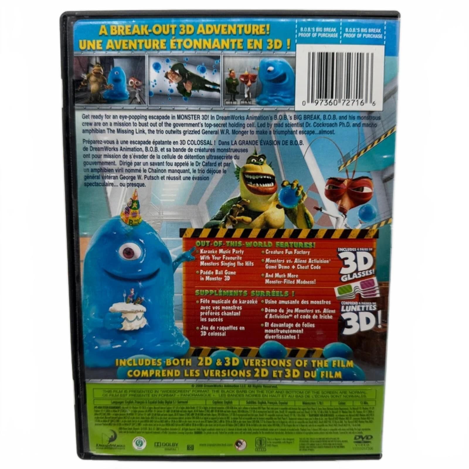 Other B.O.B.'s Big Break (2009) - DVD Movie - Comedy Adventure Size ONE SIZE - 2 Thumbnail