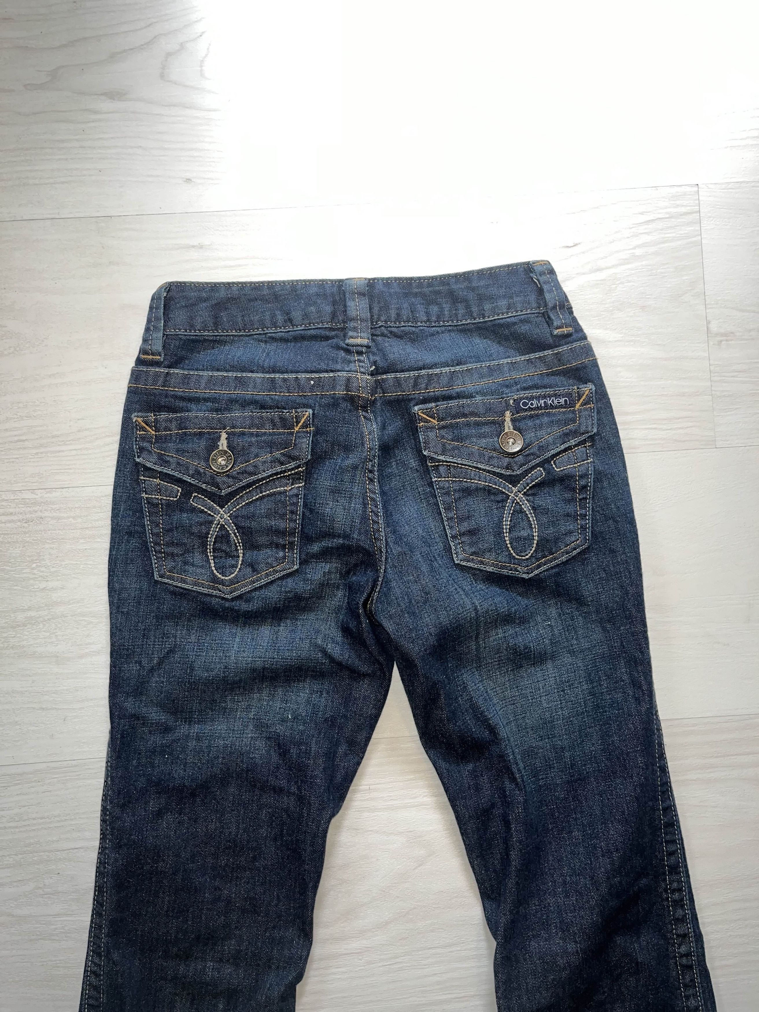 Calvin Klein Vintage Y2K Calvin Klein Bootcut Flared Jeans Size 26" / US 2 / IT 38 - 3 Thumbnail
