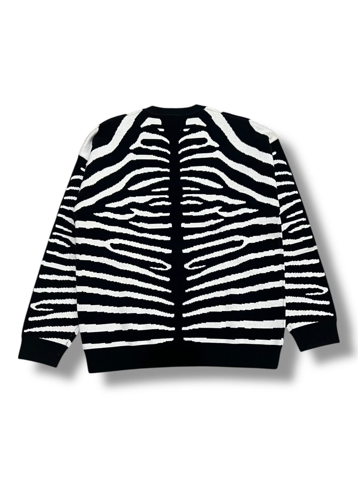 Burberry Burberry Mens Jennings Zebra Logo Jumper Knit Sweater Size US L / EU 52-54 / 3 - 2 Thumbnail