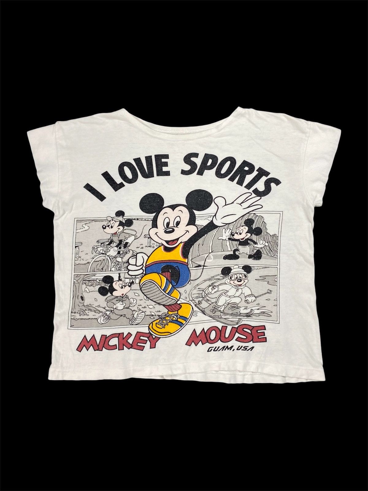 Vintage Vintage Mickey Mouse I Love Sports Sleeveless T-Shirt Size US XS / EU 42 / 0 - 1 Thumbnail