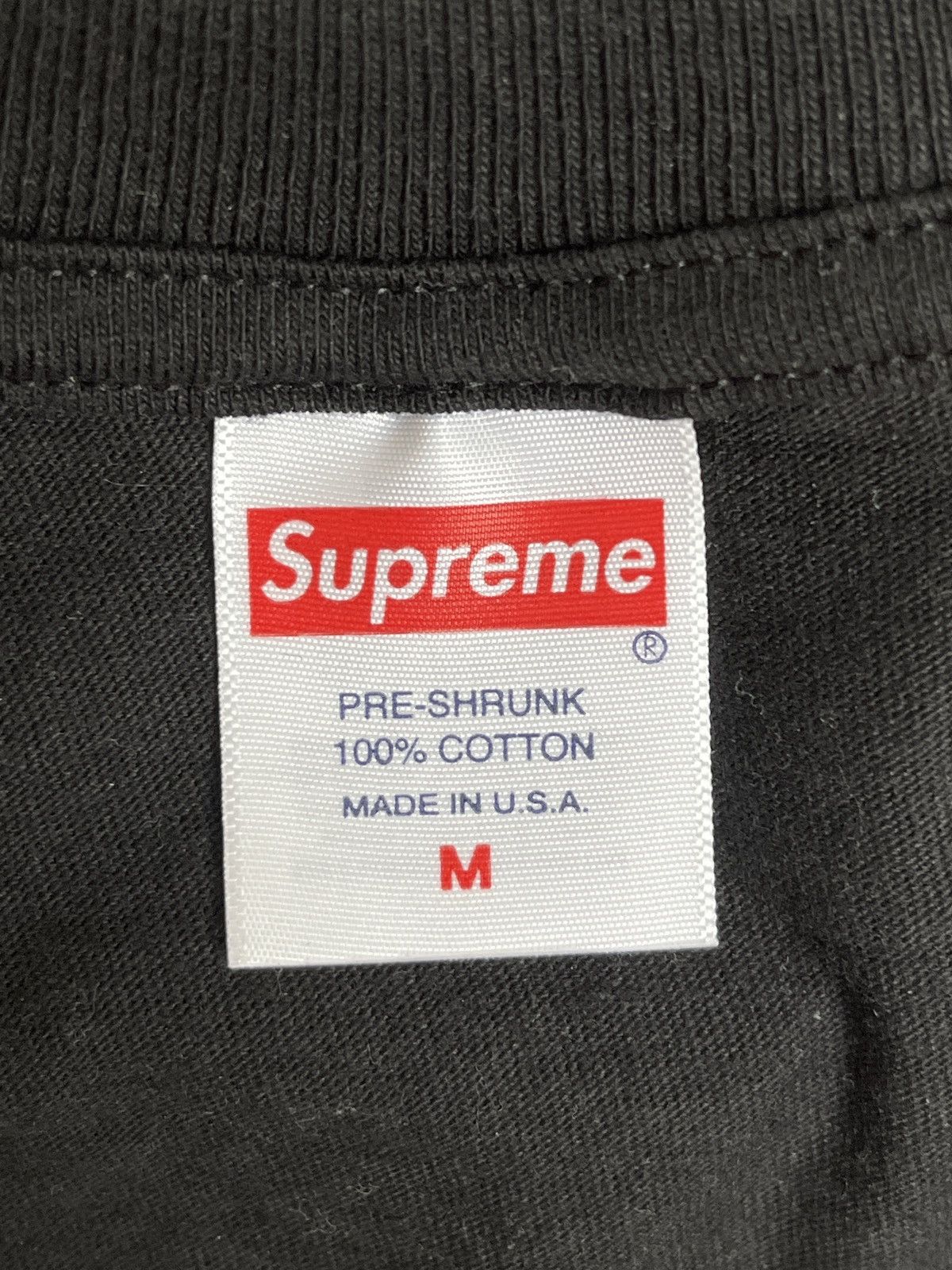 Supreme New Supreme college tee Black M Size US M / EU 48-50 / 2 - 5 Thumbnail