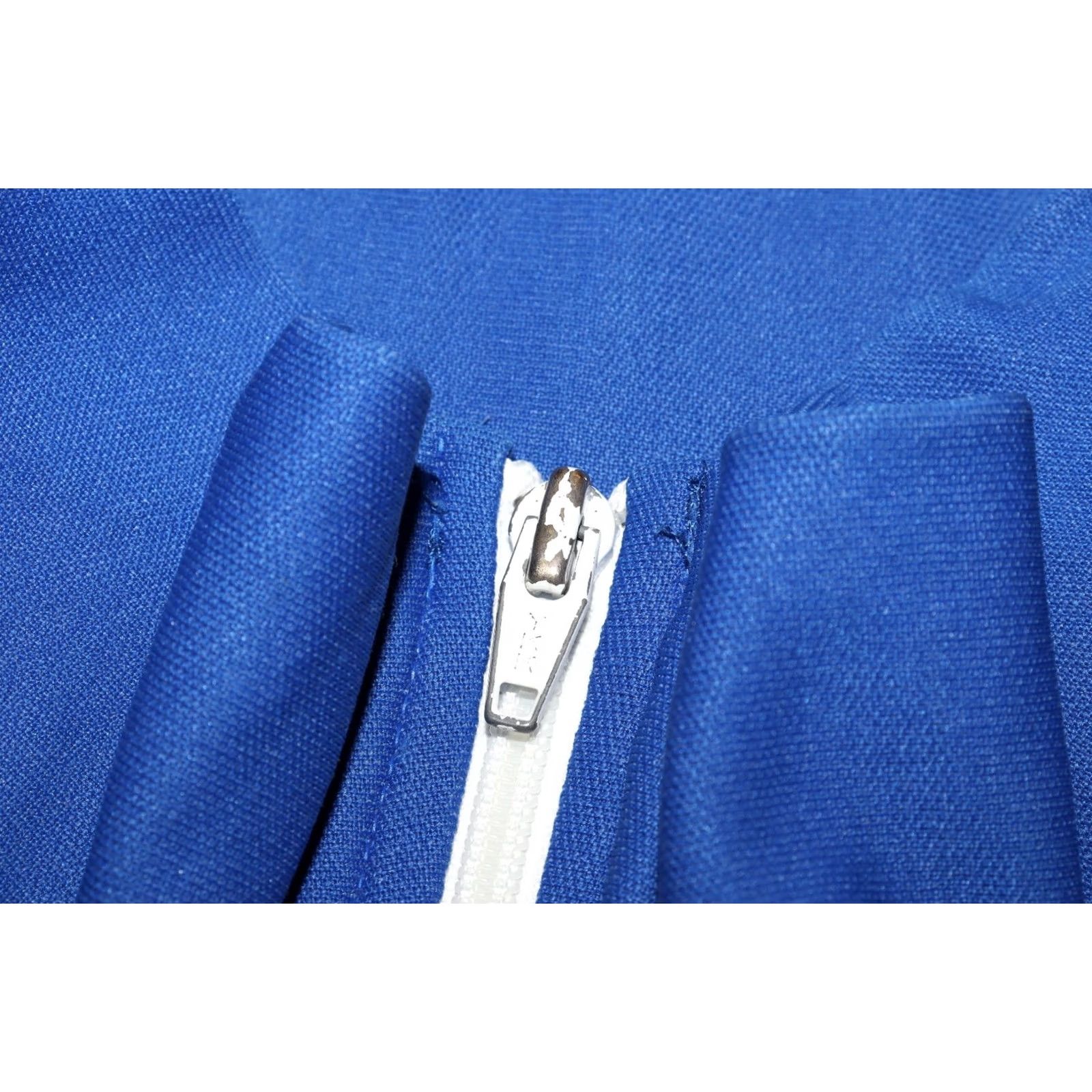 Adidas ADIDAS JACKET TRACK TOP VINTAGE MADE IN HONG KONG 80s BLUE WHITE XS 2XS MEN Size US XXS / EU 40 - 3 Thumbnail