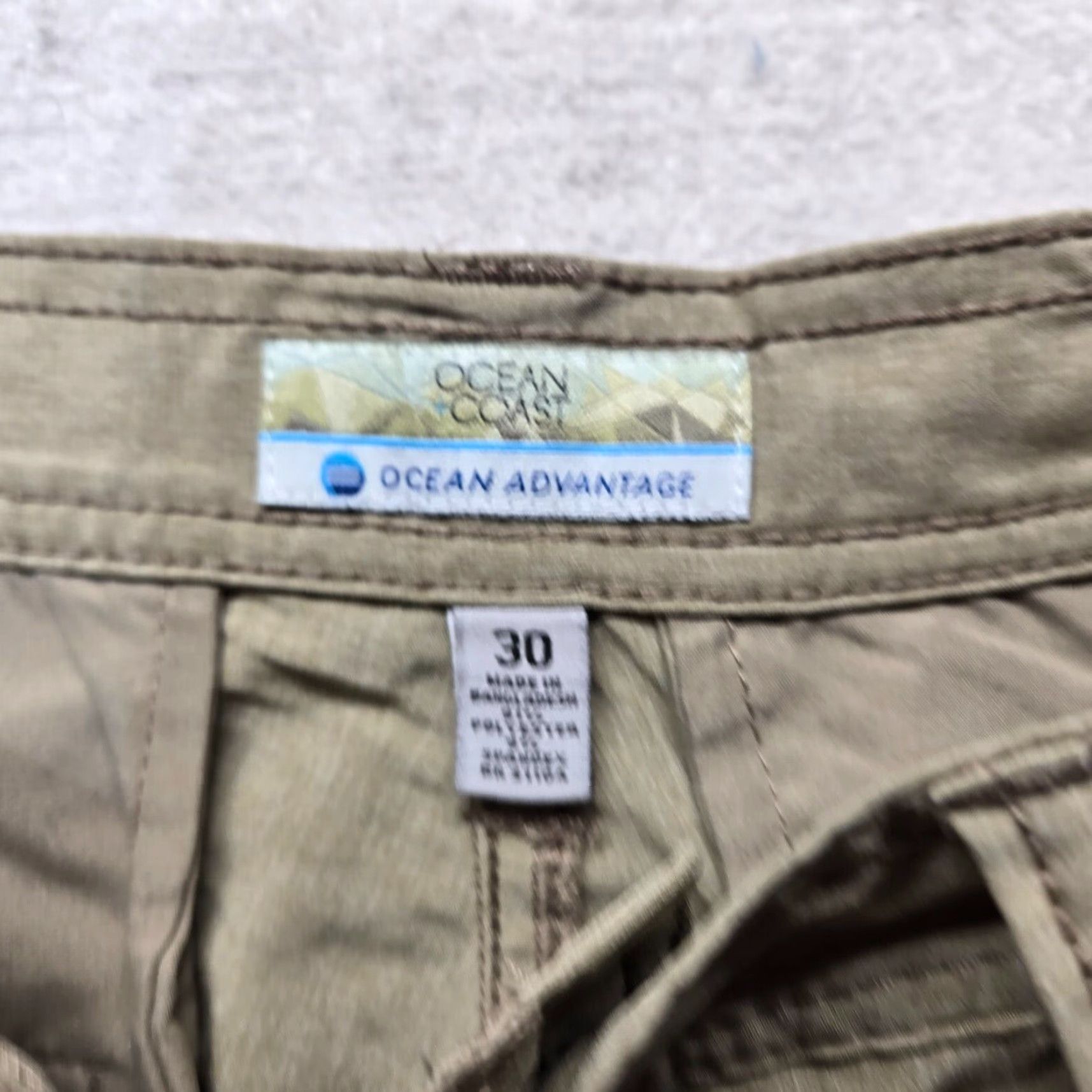Vintage Ocean & Coast Pants Khaki Tan Beige Shorts Adult Men's Size 30 Beige Chino 30 Ocean & Coast Mens Size US 30 / EU 46 - 3 Thumbnail
