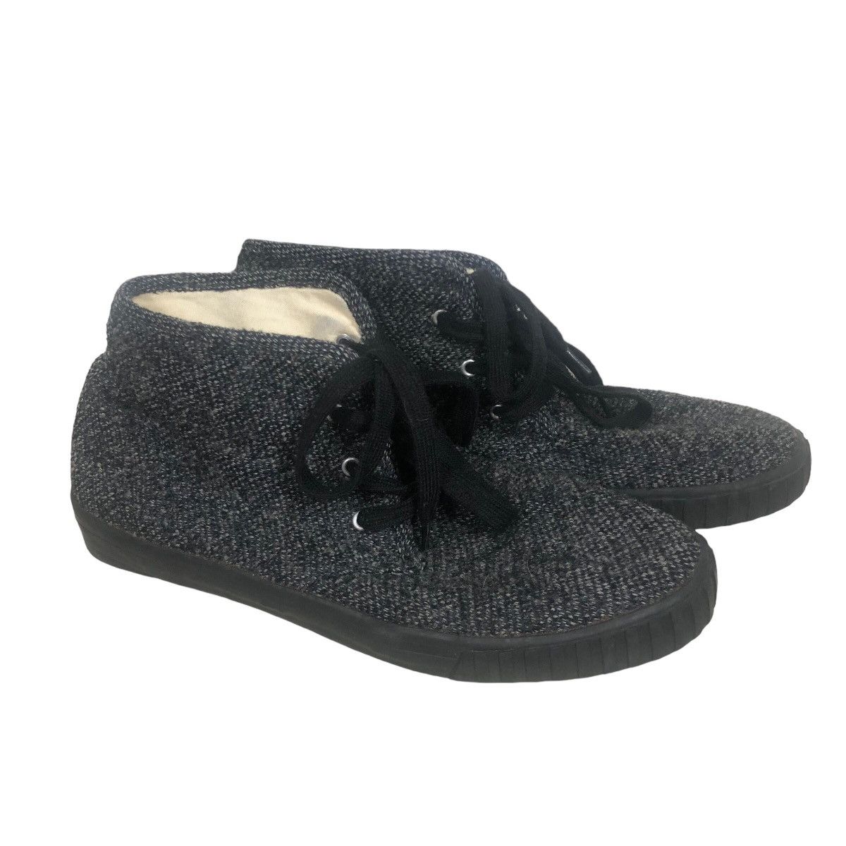 Yohji Yamamoto Yohji Yamamoto Pour Homme Shoes Tweed Chukka Sneakers Size US 9.5 / EU 42-43 - 1 Thumbnail