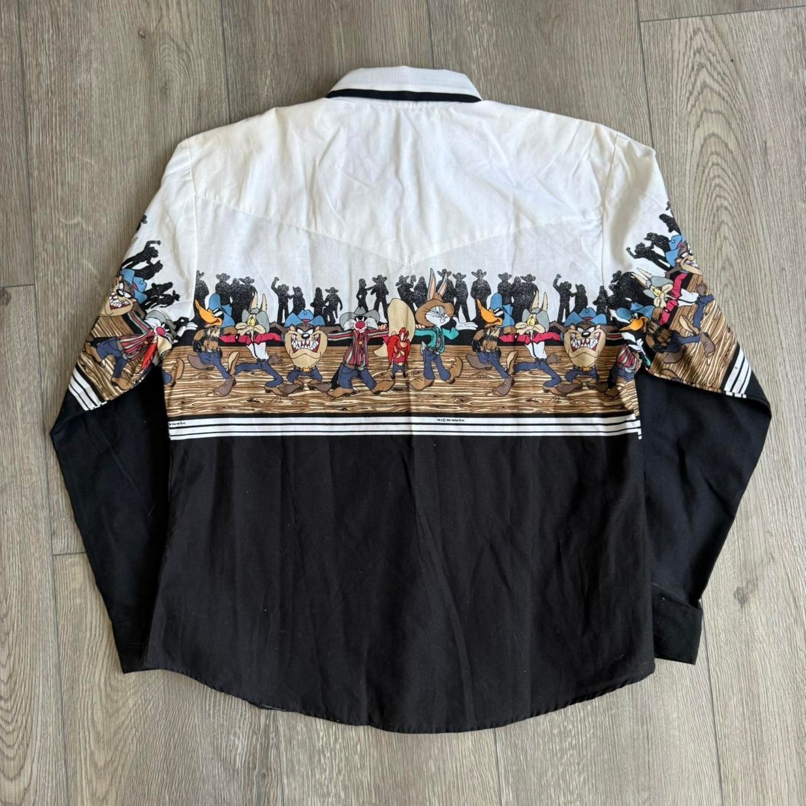 Other Vintage 1994 looney tunes western button down shirt Size M / US 6-8 / IT 42-44 - 7 Thumbnail