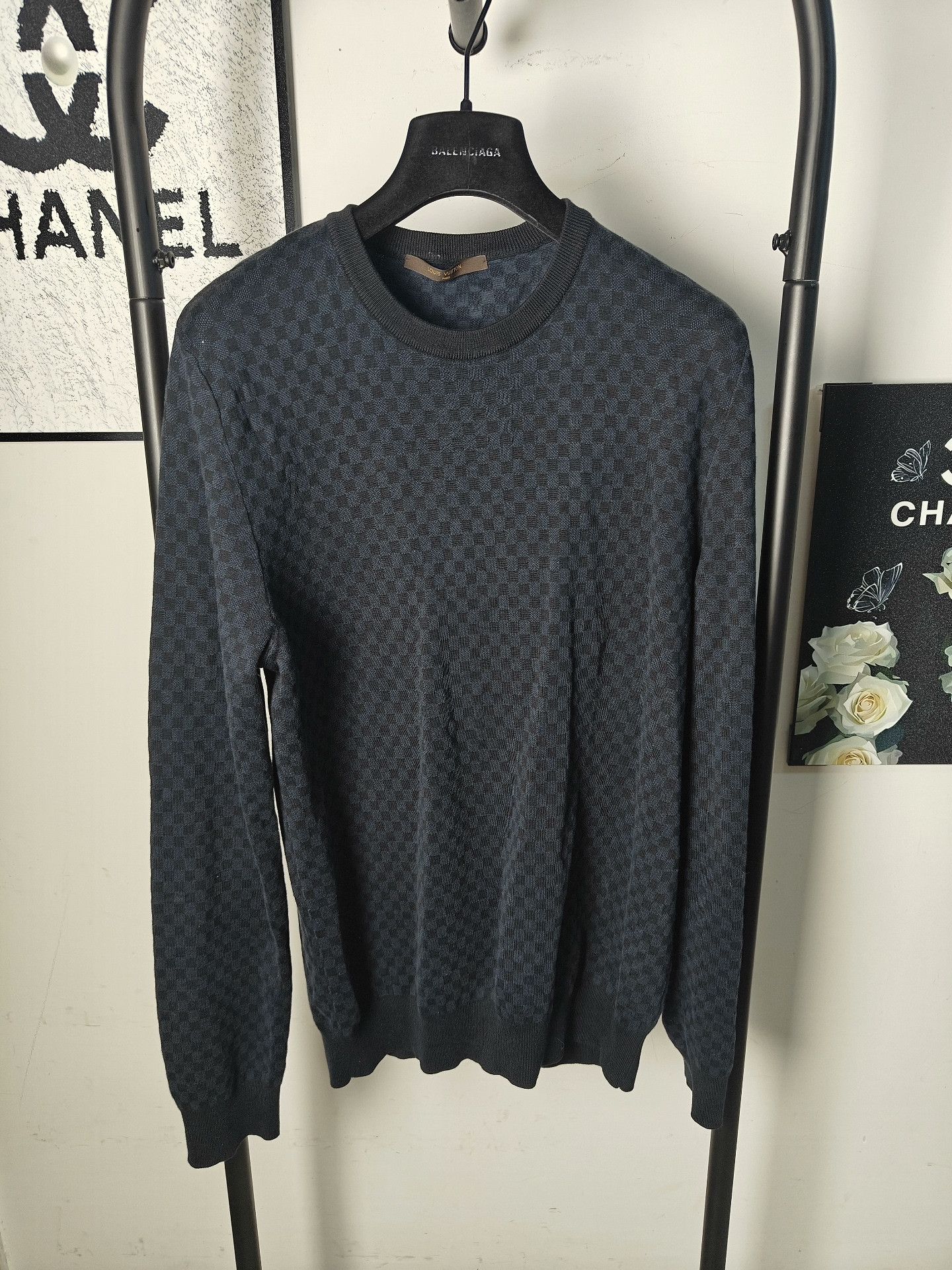 Louis Vuitton Louis Vuitton Checkered White Hoodie m Men Size US M / EU 48-50 / 2 - 1 Thumbnail
