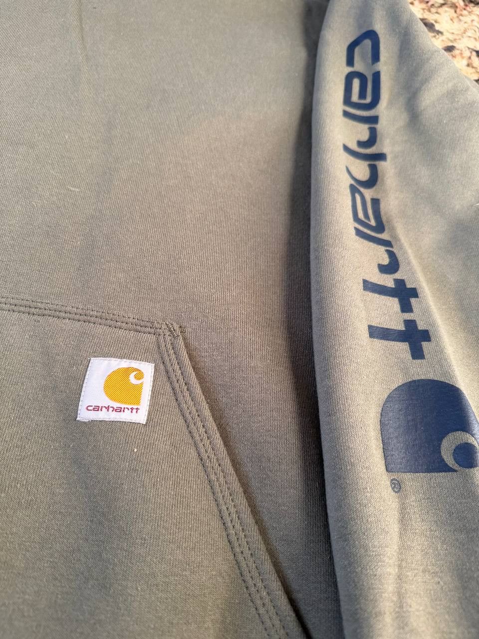 Carhartt Carhartt olive pull over hoodie Size US XXL / EU 58 / 5 - 5 Thumbnail