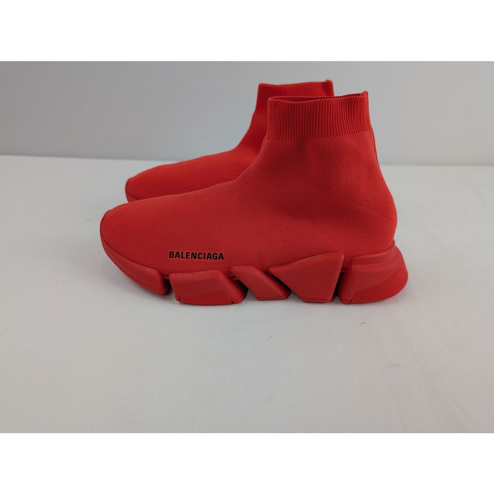 Balenciaga o1rshd1 Speed 2.0 LT New Recycled Knit/Sole in Intense Red Size US 9 / EU 42 - 10 Thumbnail