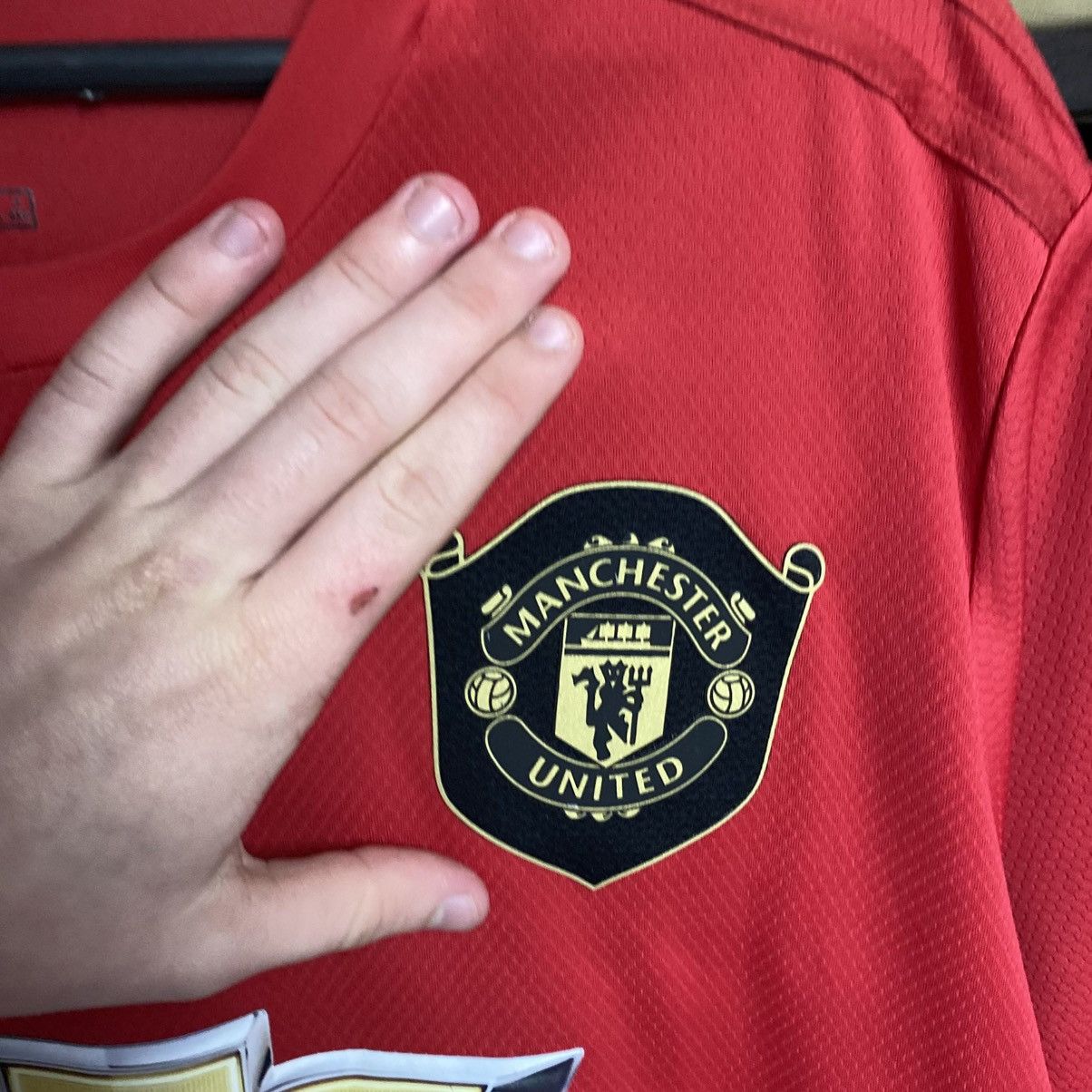 Adidas Mens Adidas Manchester United 2019 Home soccer jersey Size US XXL / EU 58 / 5 - 4 Thumbnail