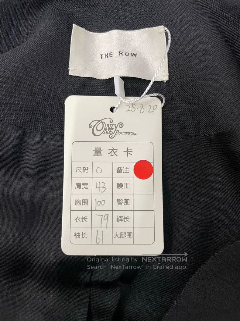 The Row The Row size 0 Black V-neck blazer Size S / US 4 / IT 40 - 5 Thumbnail