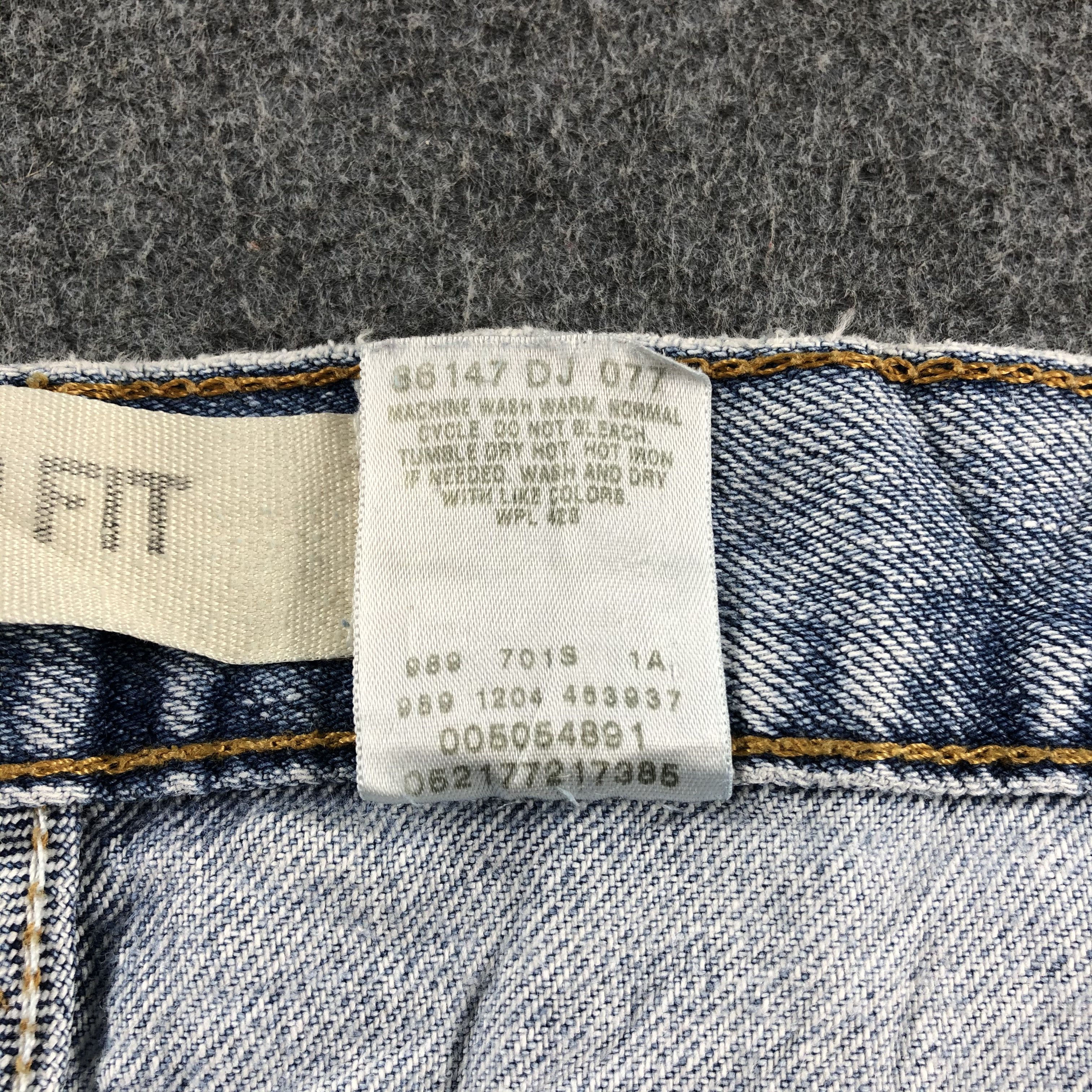 Levi's Vintage Blue Wash Levis 505 Jeans-J2446 Size US 36 / EU 52 - 12 Thumbnail