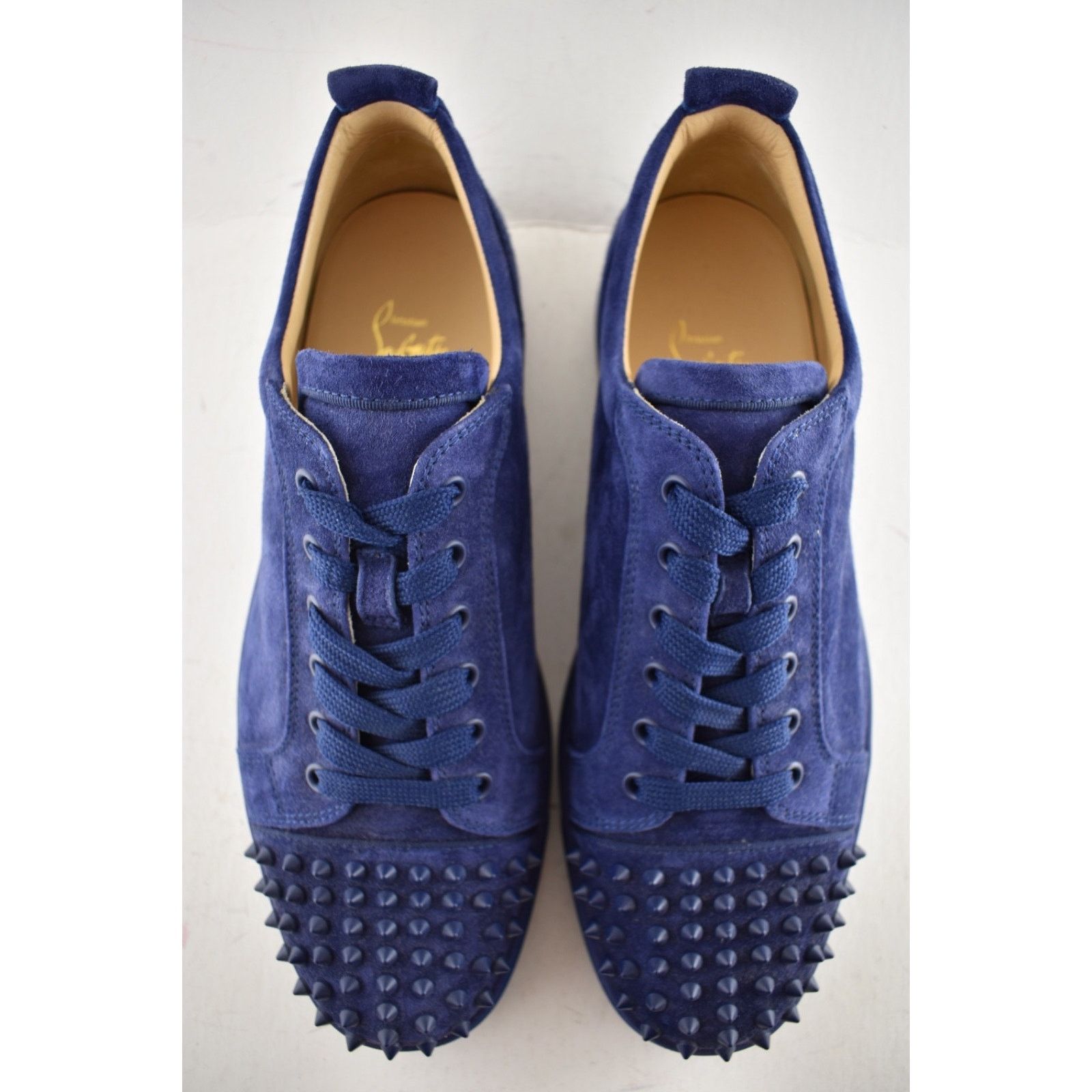 Christian Louboutin Christian Louboutin Louis Junior Spikes Flat China Blue Low Size US 10.5 / EU 43-44 - 7 Thumbnail
