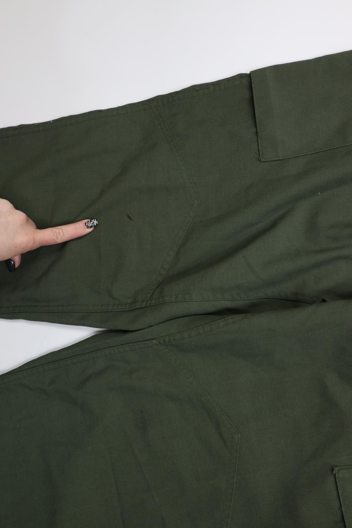 Vintage Vintage 80s ROK Korea Military Wide Leg Cargo Pants Overalls Size US 36 / EU 52 - 5 Thumbnail