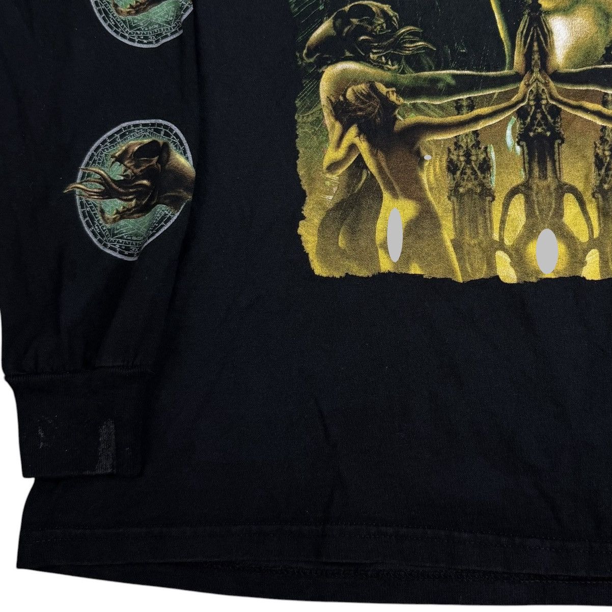 Band Tees Vintage Cradle of Filth God Bless Satan Long-Sleeve T-Shirt Size US XL / EU 56 / 4 - 3 Thumbnail