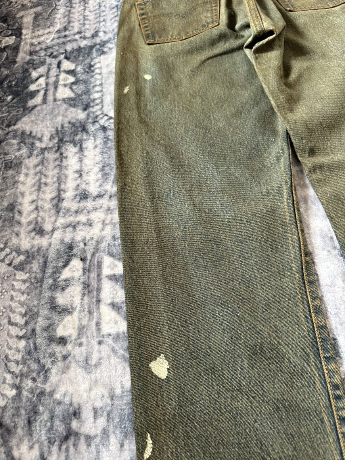 Levi's 80s Vintage Levis 501 Distressed Mud Wash Jeans Size US 30 / EU 46 - 14 Thumbnail