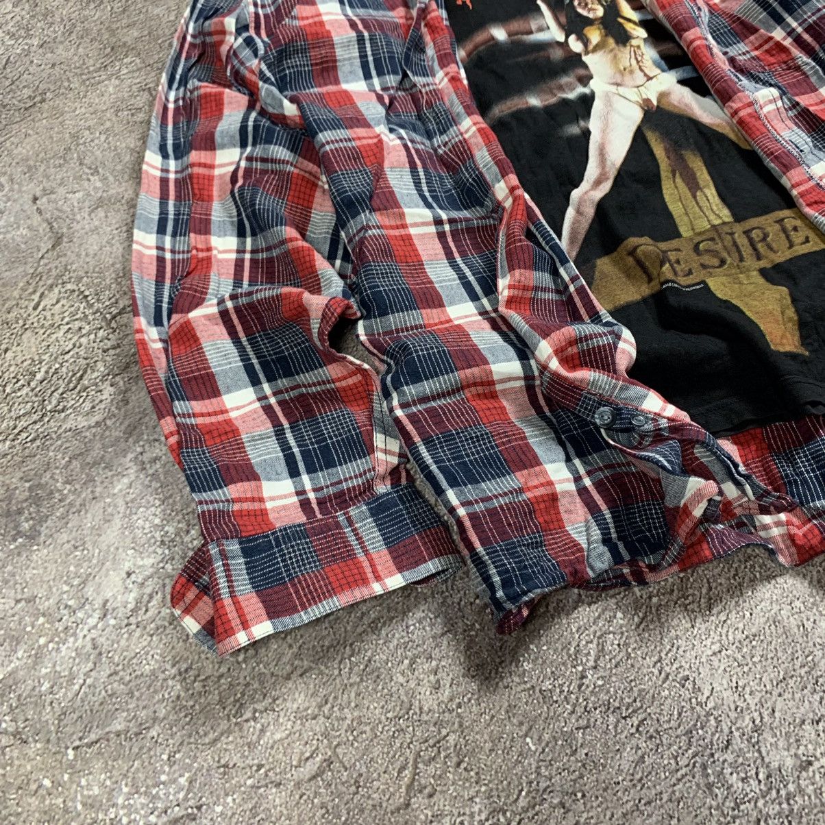 Vintage Vintage 90s Graphic Band Tee Grunge Layered Flannel Baggy XL Size US XL / EU 56 / 4 - 2 Thumbnail