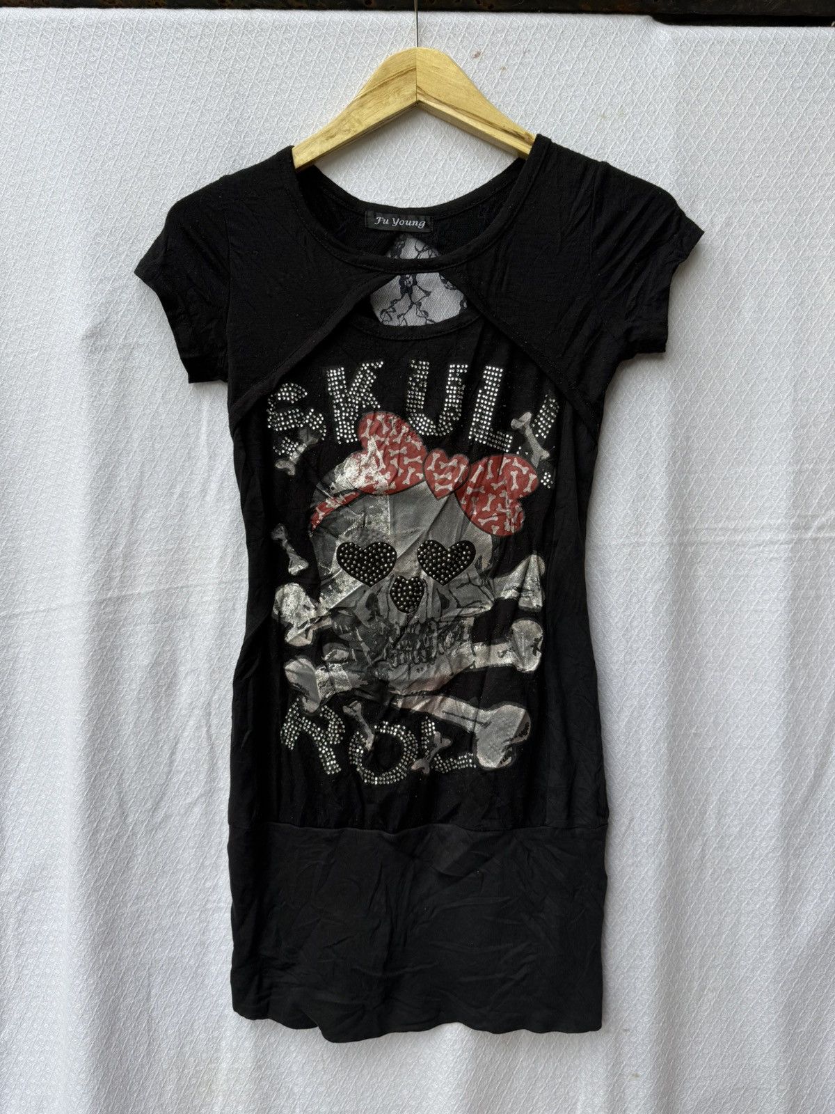 Fu Young skull gothic dress