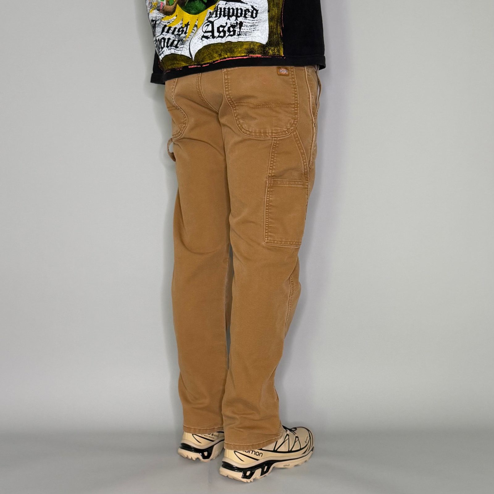Dickies Vintage 90s Dickies Carpenter Pants 32x30 Straight Fit Tan Size US 32 / EU 48 - 1 Thumbnail