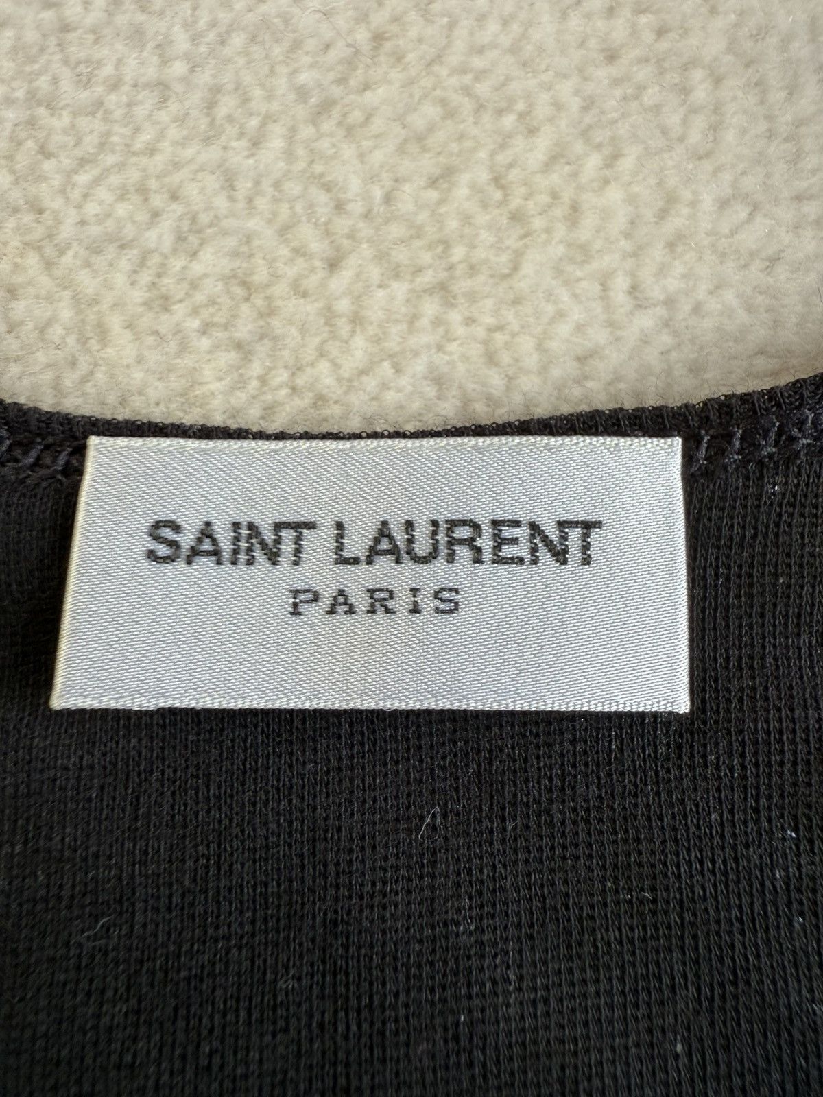 Saint Laurent Paris SS20 Saint Laurent black silver glitter vest tank top L BNWT Size US L / EU 52-54 / 3 - 16 Thumbnail