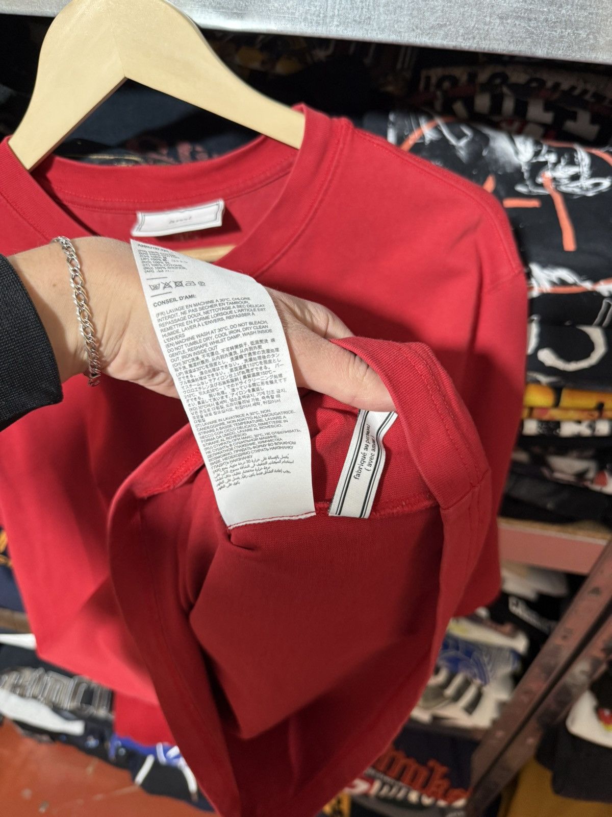 AMI AMI Alexandre Mattiussi Oversized T-shirt Big Logo Y2K Hype Size US M / EU 48-50 / 2 - 7 Thumbnail