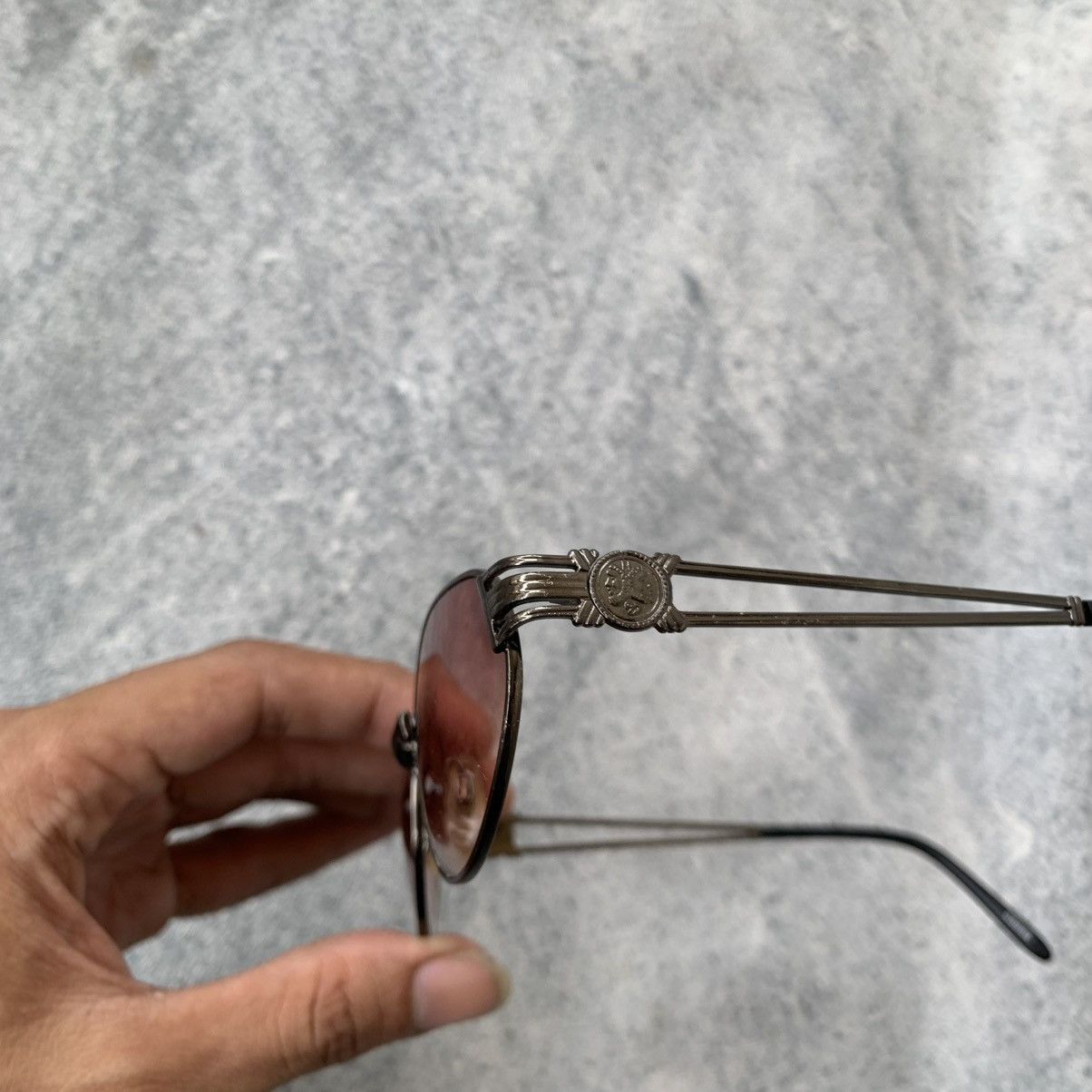 Other Vintage Sunglasses Frame Metal Titanium Size 40 - 6 Thumbnail