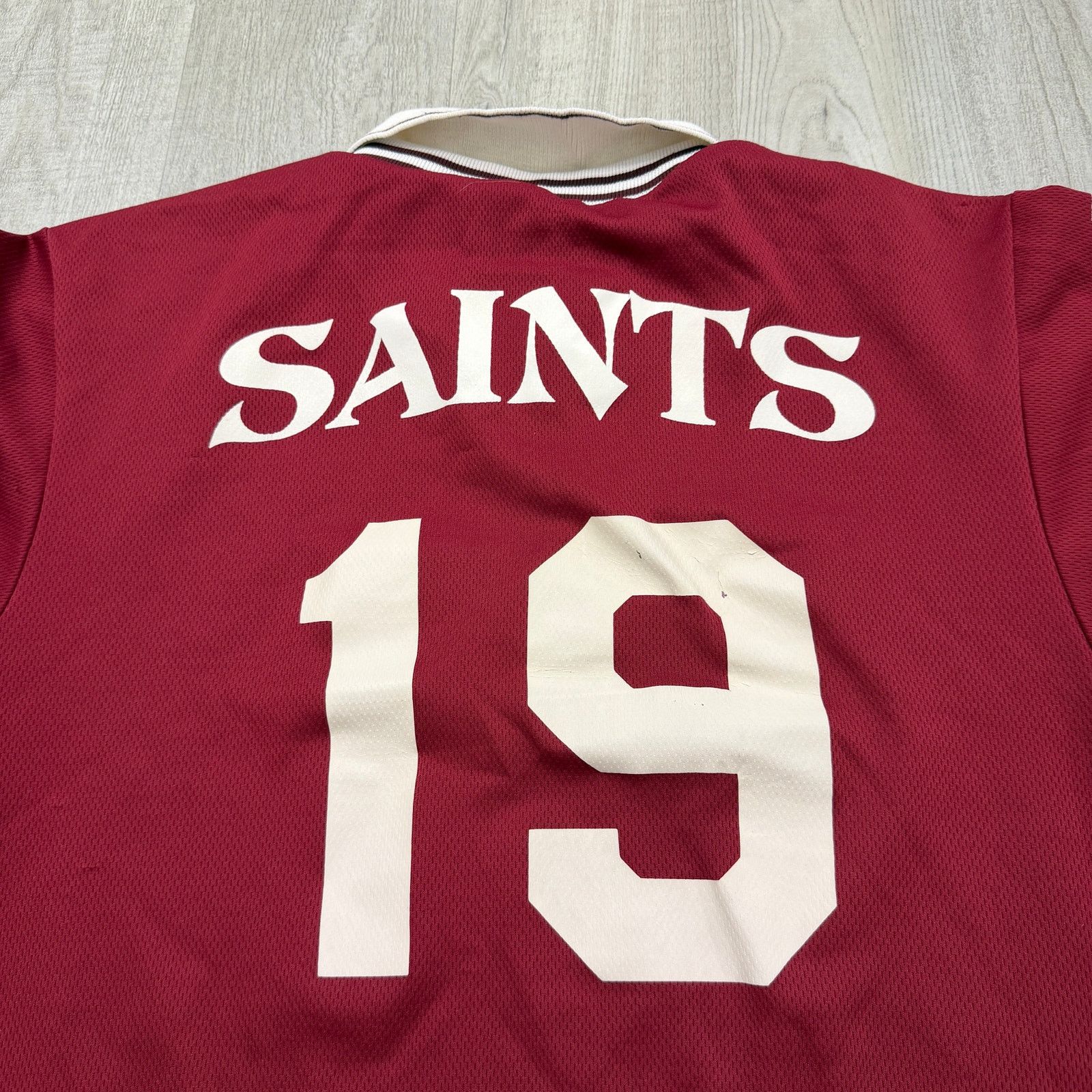 Vintage Vintage Dynamic Soccer Collared Jersey Medium Red White 90s Size US M / EU 48-50 / 2 - 6 Thumbnail