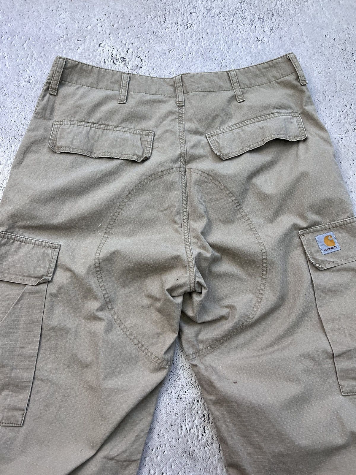 Carhartt × Vintage Vintage Y2K pants Carhartt Wip cargo Baggy watanage faded Size US 34 / EU 50 - 13 Thumbnail