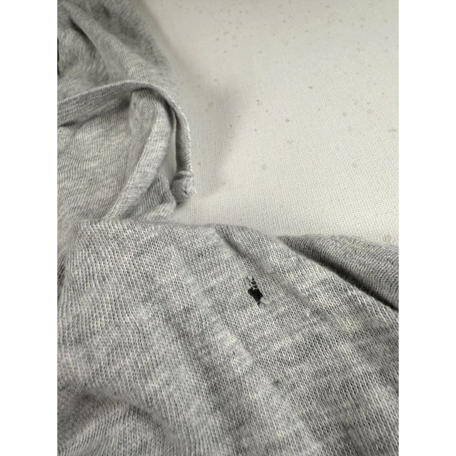 Faherty Faherty Hoodie Pullover Long Sleeve Gray Lightweight Cotton Knit Crew Neck Men L Regular Outdoor Sports All Seasons Fall Spring Winter Size US L / EU 52-54 / 3 - 3 Thumbnail