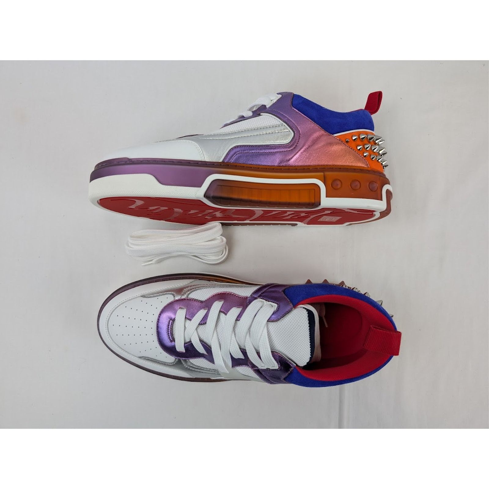 Christian Louboutin o1rshd1 Astro Loubi Flat Sneakers in Multicolor Size US 11 / EU 44 - 14 Thumbnail