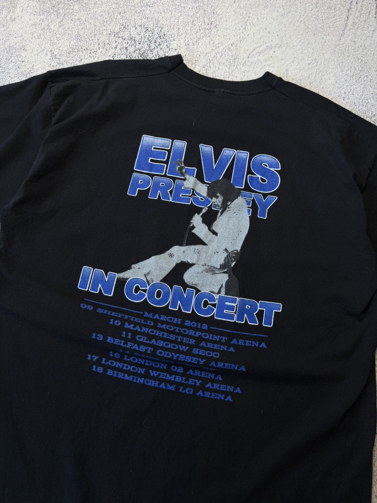 Vintage Vintage 1990 Official Elvis Presley T-shirt Size US XL / EU 56 / 4 - 15 Thumbnail