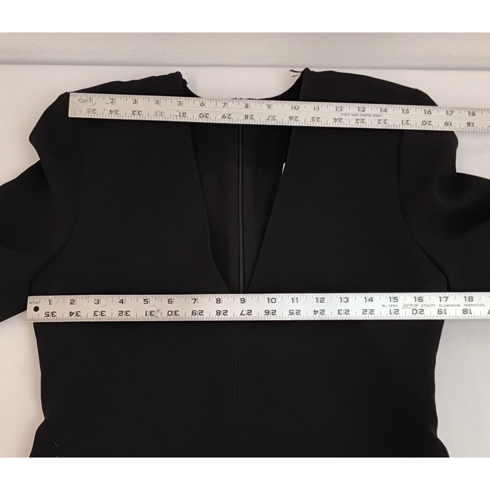 Zara Zara Bodycon Mini Dress Women's M Black Shoulder Pad NWT Size M / US 6-8 / IT 42-44 - 10 Thumbnail