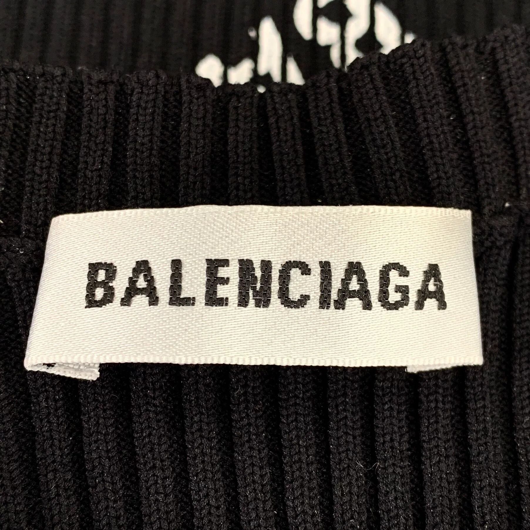 Balenciaga balenciaga black logo knit sweater xs Size US XS / EU 42 / 0 - 5 Thumbnail
