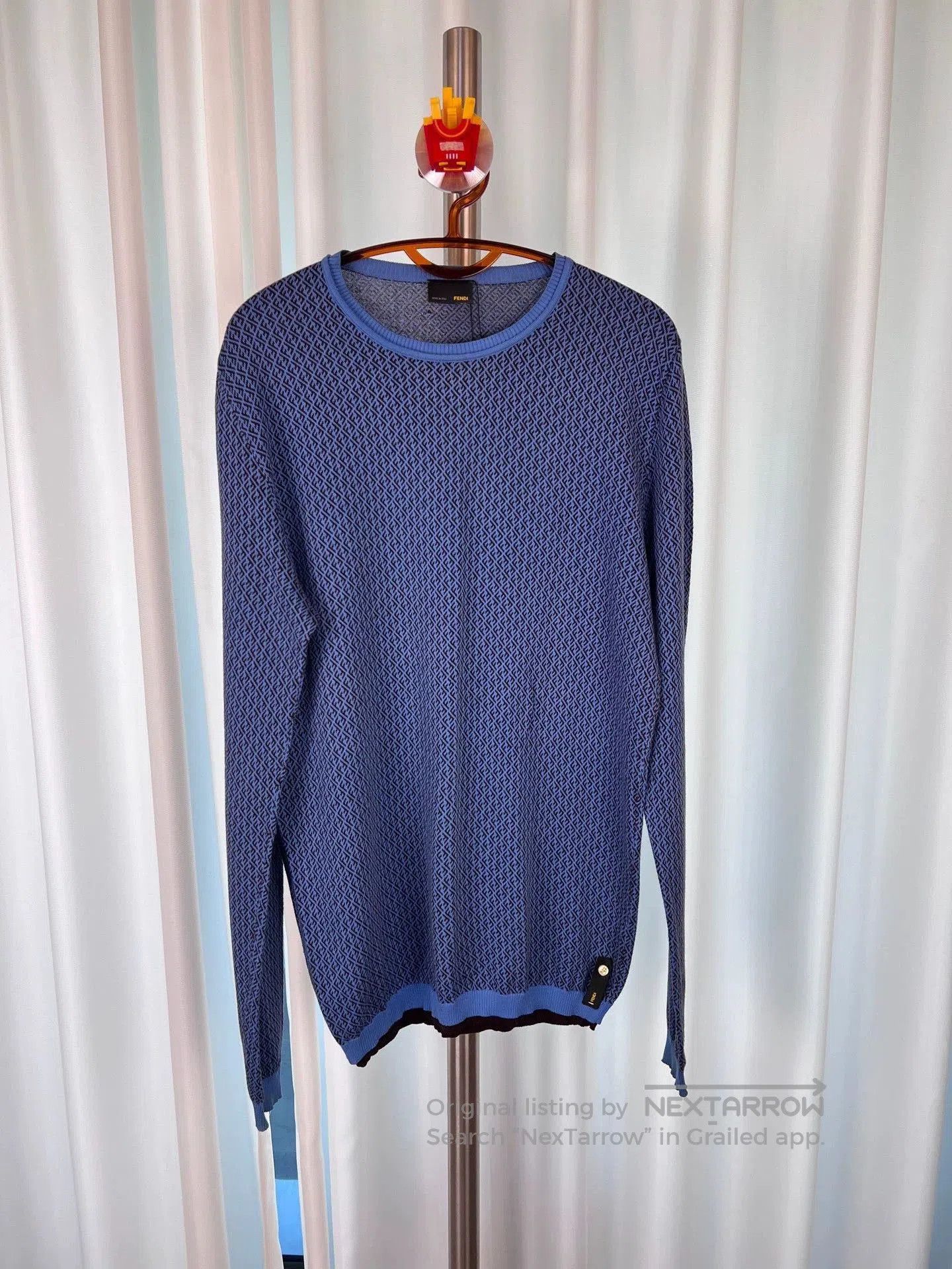 Fendi FENDI Wool Monogram Sweater. Size US XL / EU 56 / 4 - 1 Thumbnail