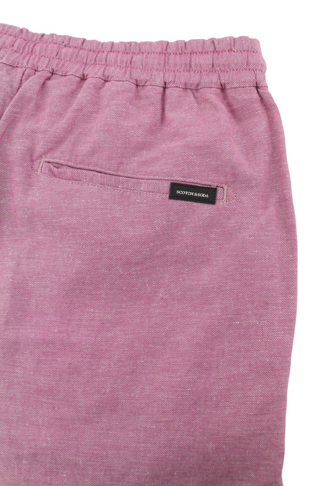 Scotch & Soda W32 Purple Melange Zip Fly Drawstring Waist Shorts 91026 Size US 32 / EU 48 - 6 Thumbnail