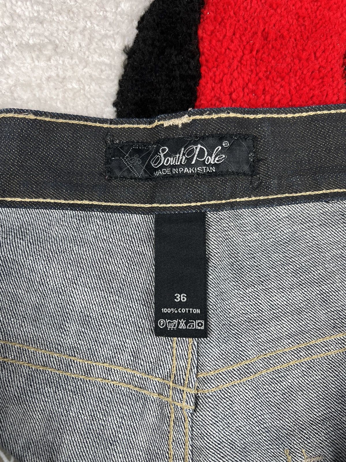 Southpole Vintage SouthPole Baggy Rap Embroidery Logo Y2K Jeans Size US 36 / EU 52 - 12 Thumbnail
